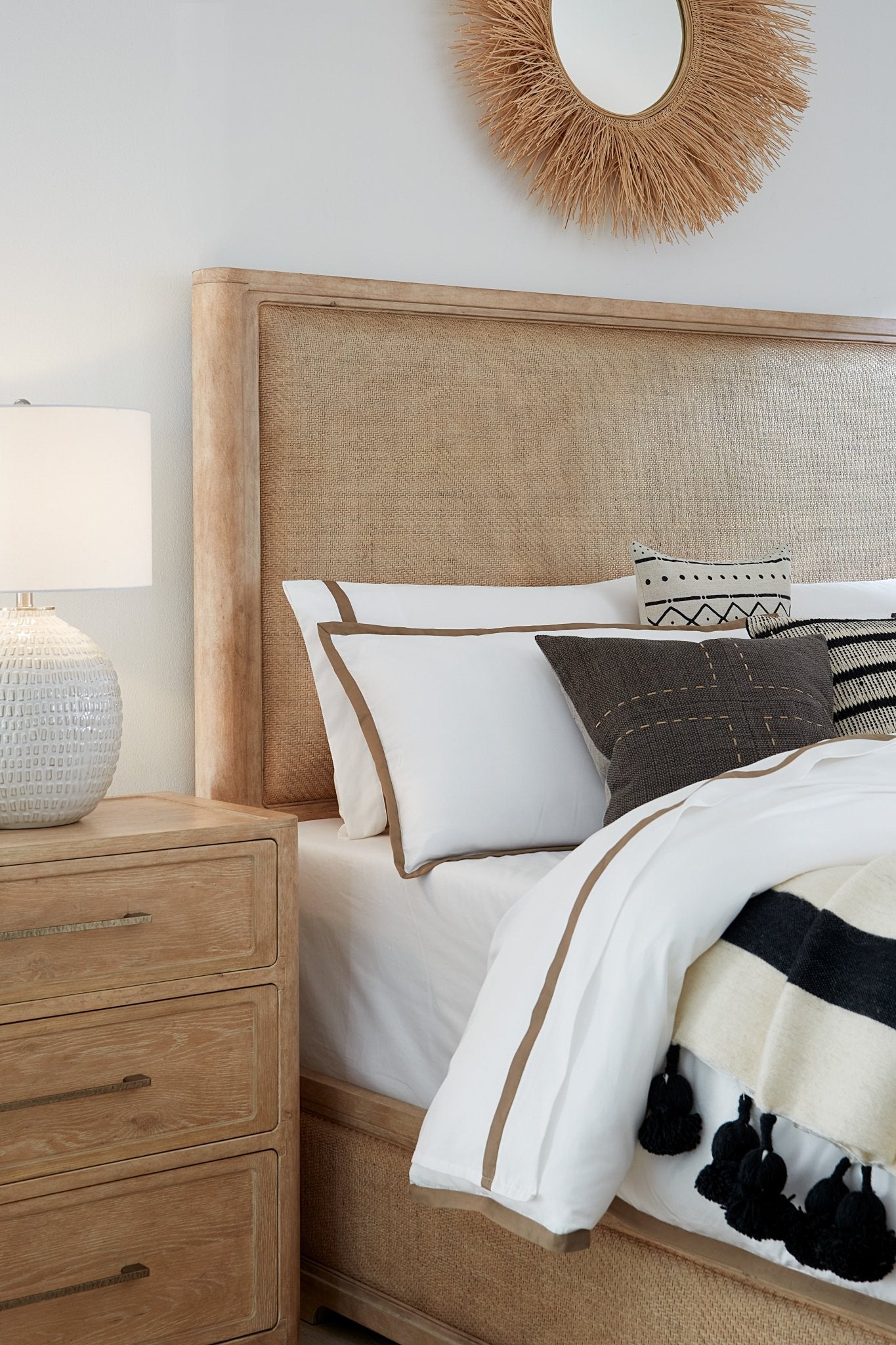 HookerRetreat King Cane Panel Bed