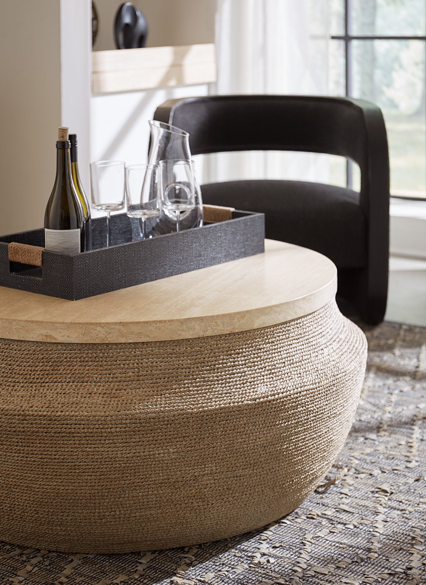 HookerRetreat Round Cocktail Table