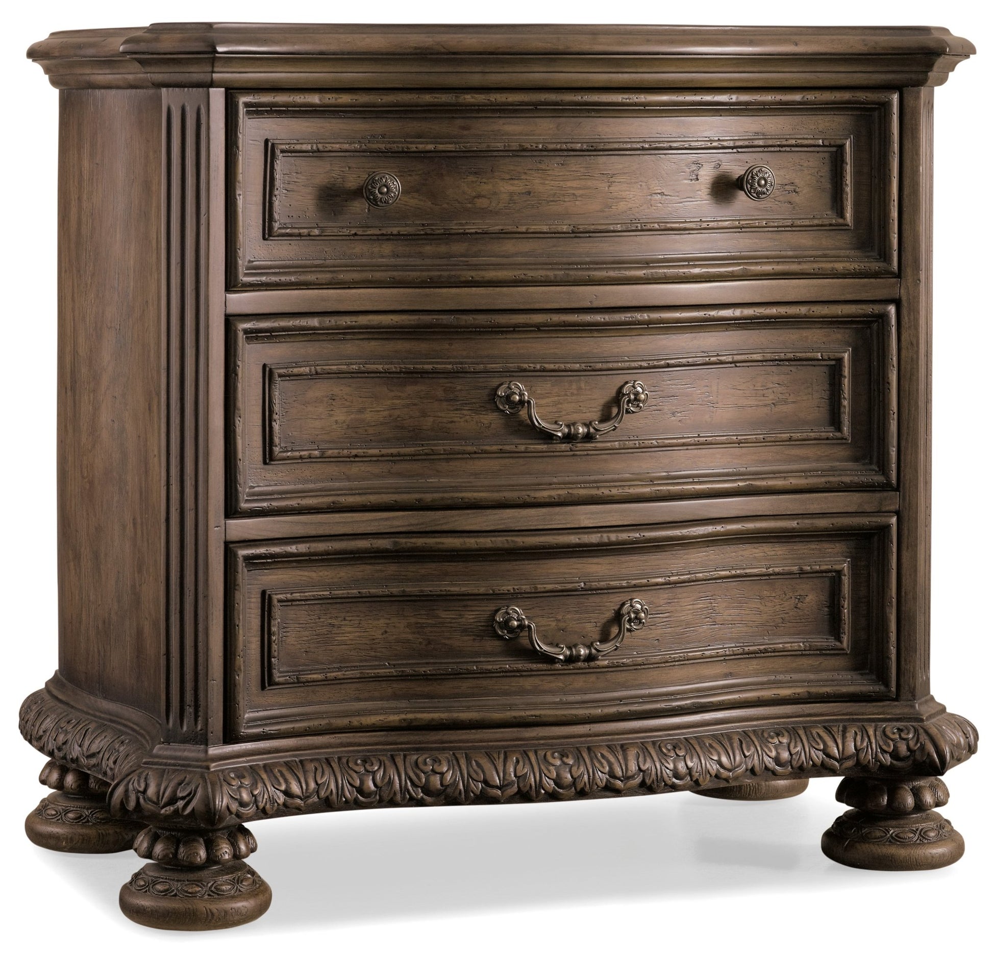 HookerRhapsody Three Drawer Nightstand