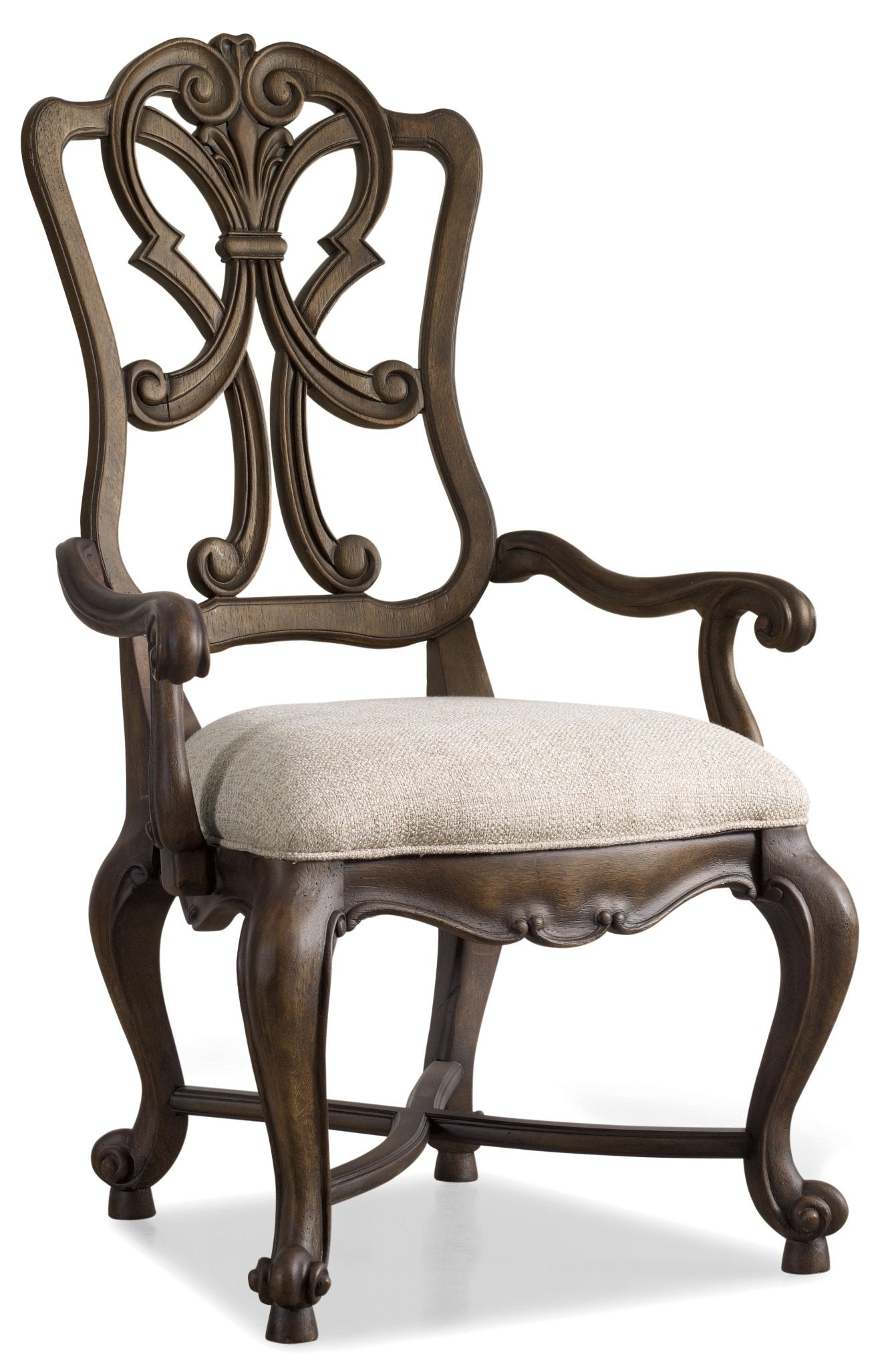 HookerRhapsody Wood Back Arm Chair