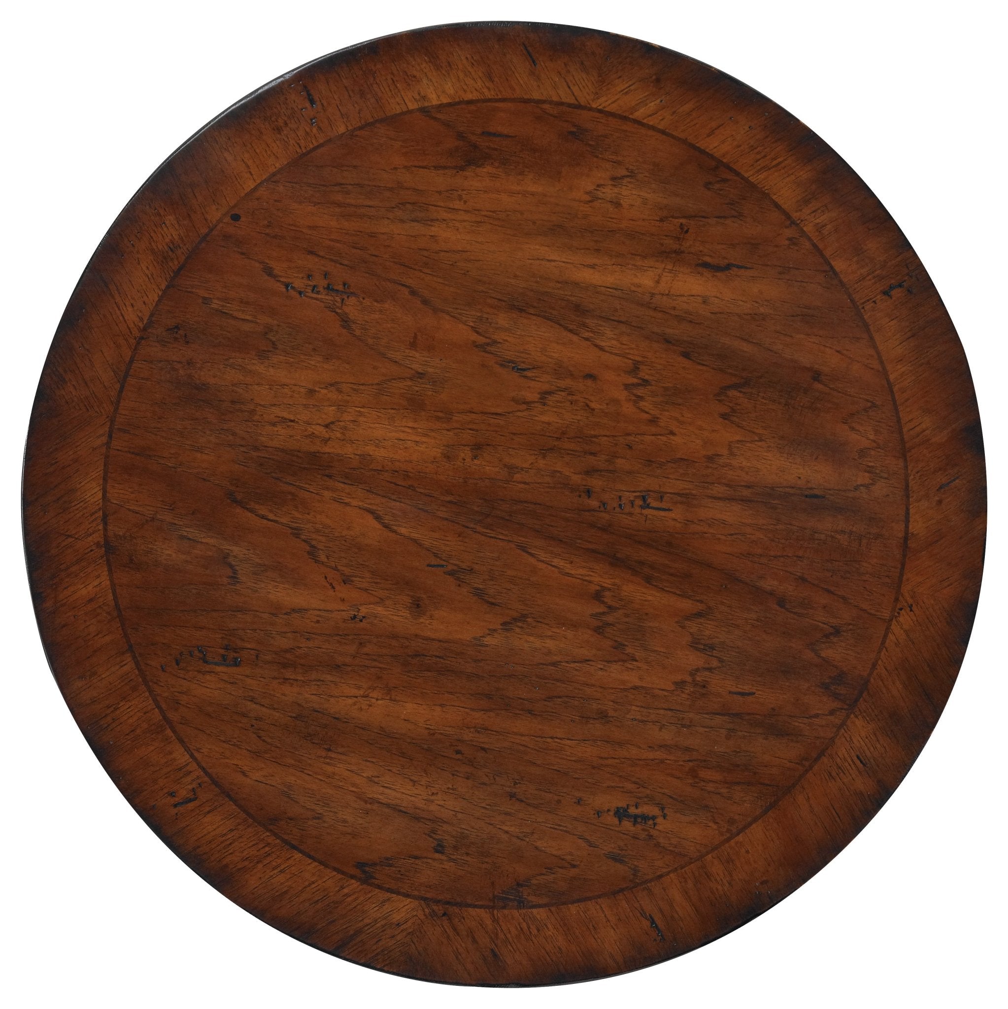 HookerRound Pedestal Accent Table