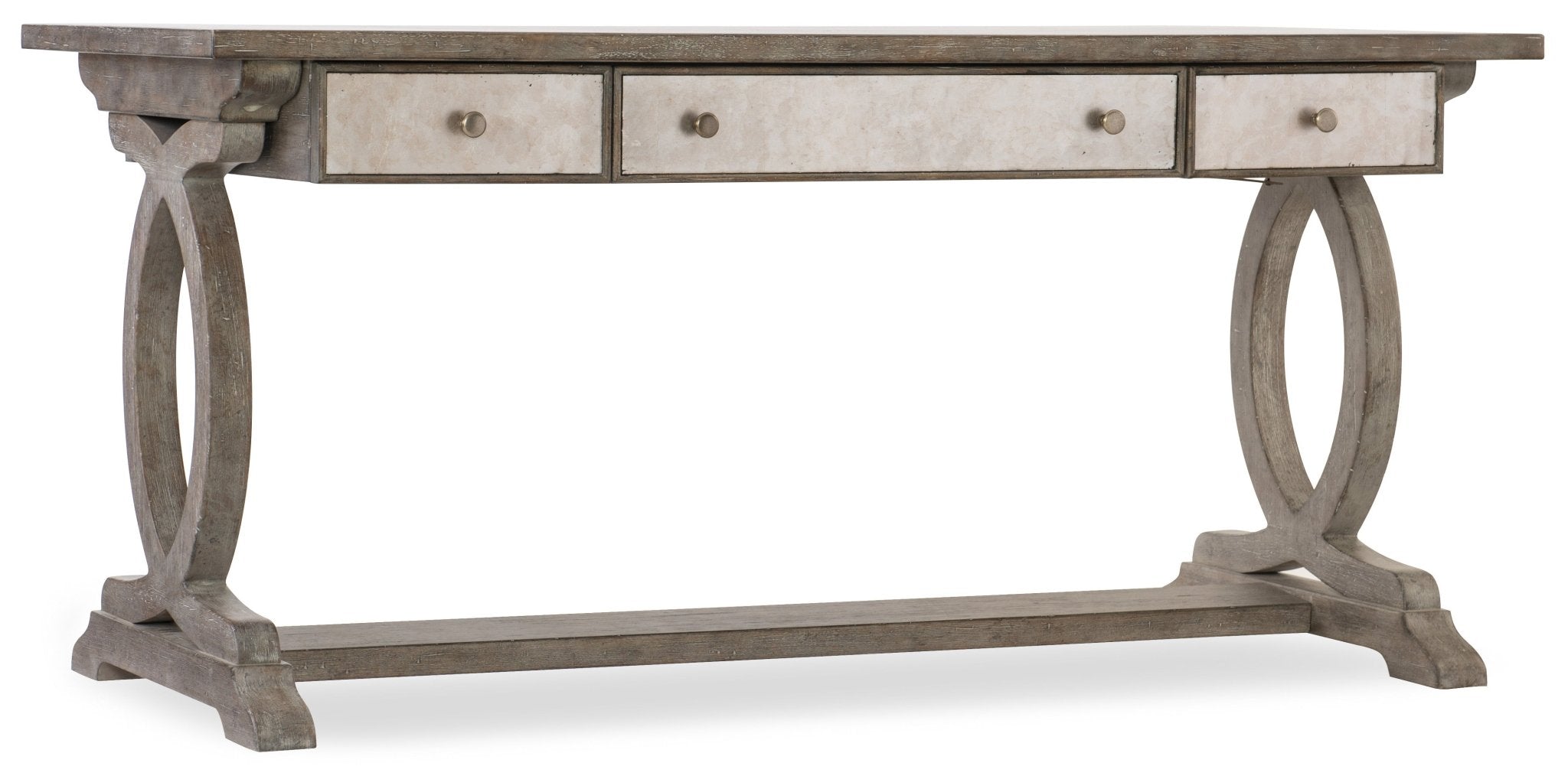 HookerRustic Glam Trestle Desk
