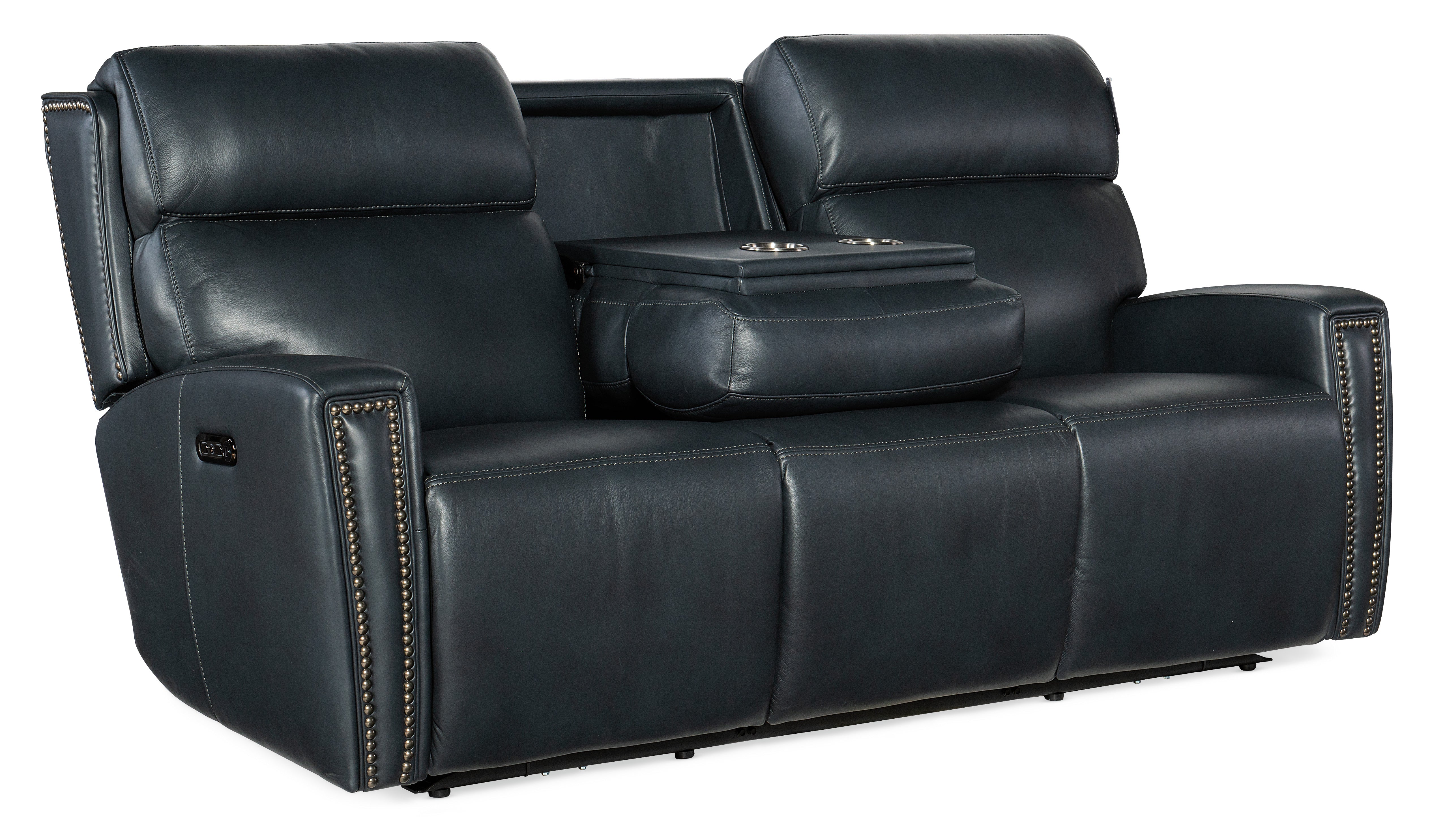 Ruthe ZeroG Power Sofa with Power Headrest & Hidden Console