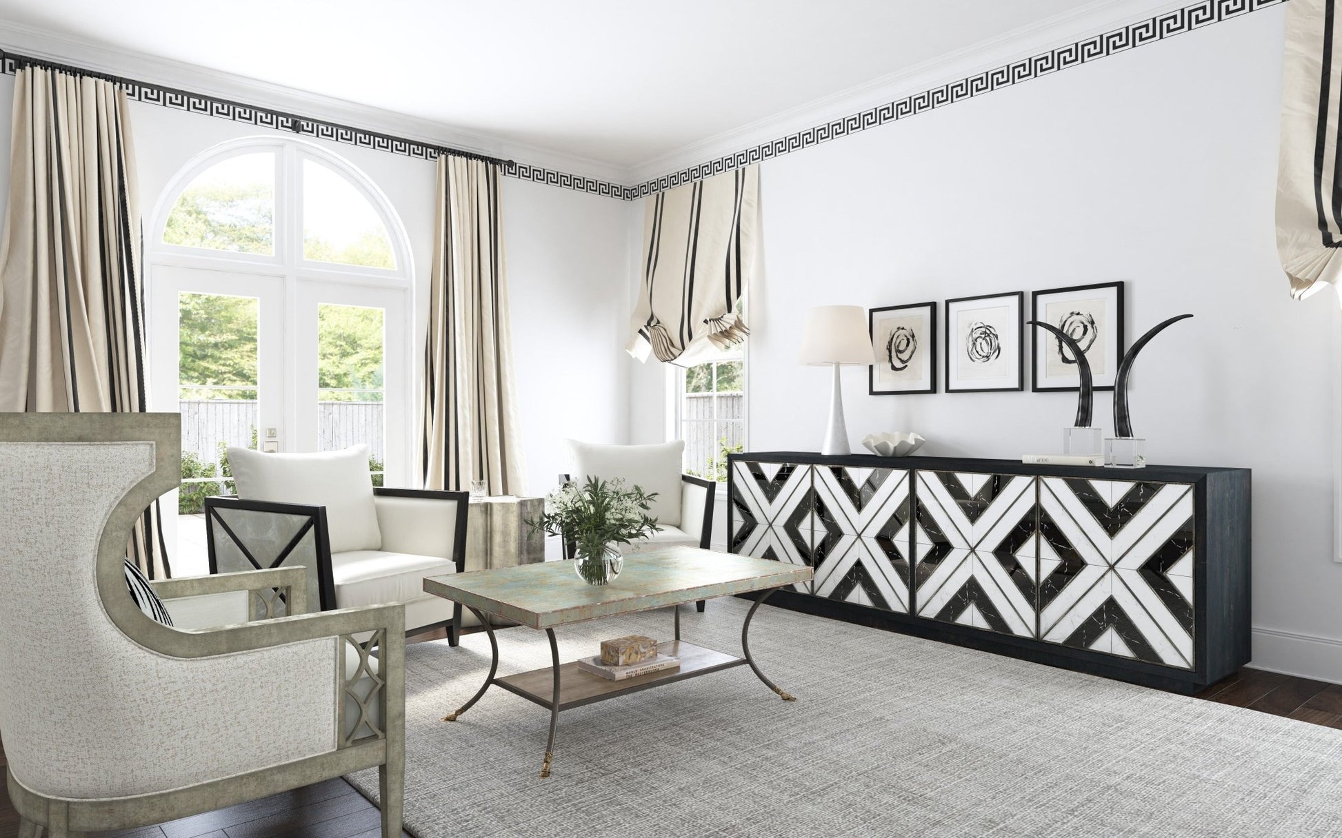 HookerSanctuary Debutant Wing Chair