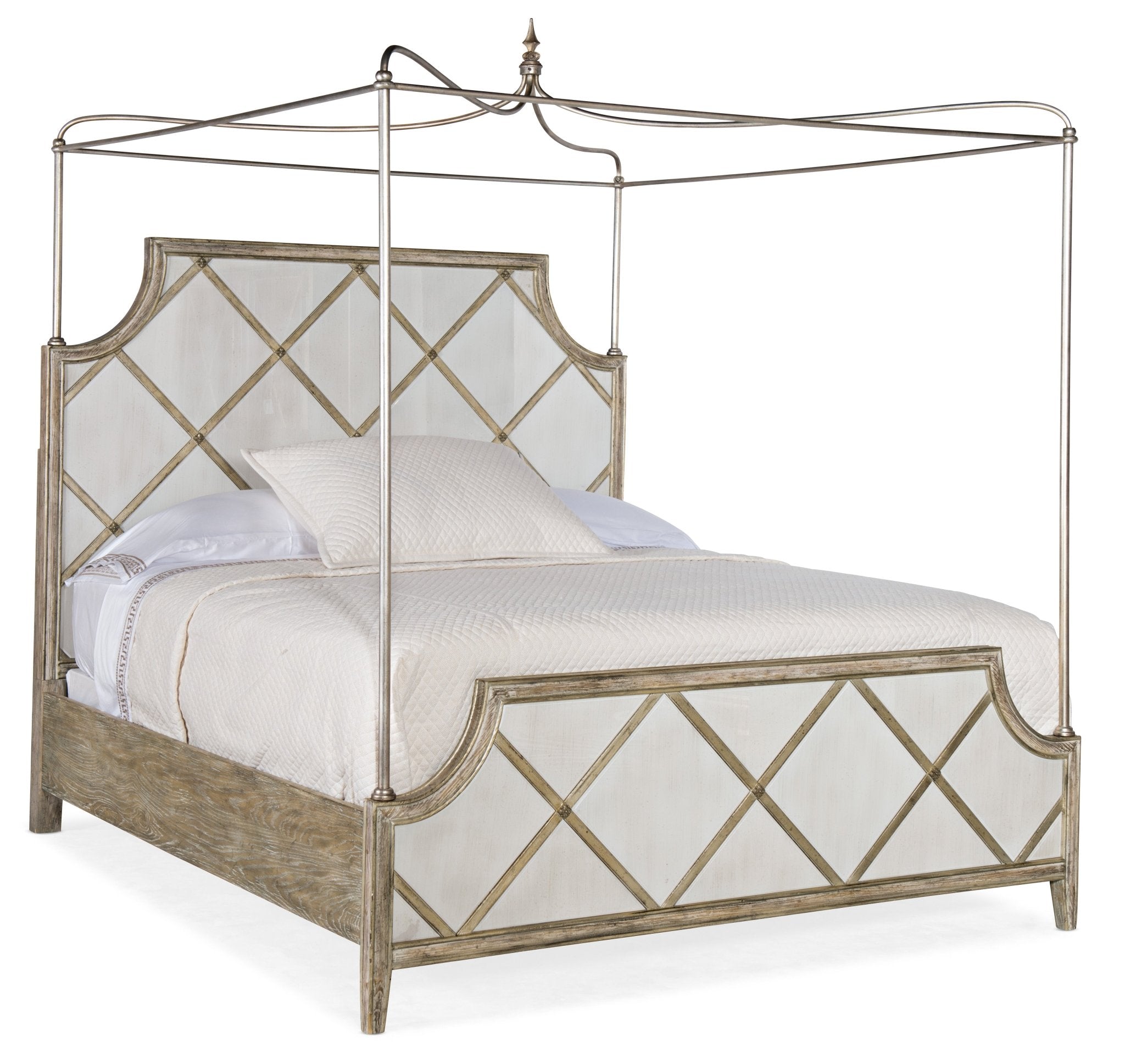 HookerSanctuary Diamont Canopy King Panel Bed
