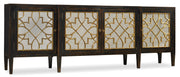 HookerSanctuary Four Door Mirrored Console - Ebony