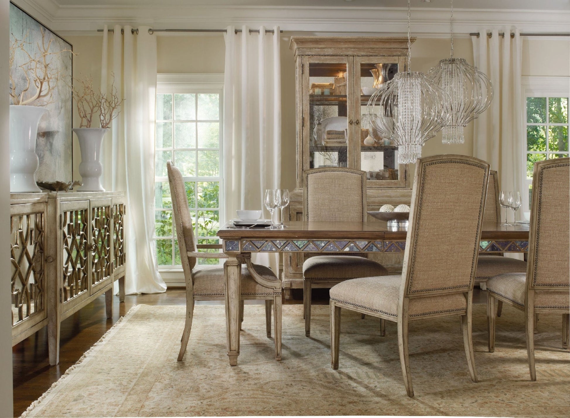 HookerSanctuary Four - Door Mirrored Console - Surf - Visage