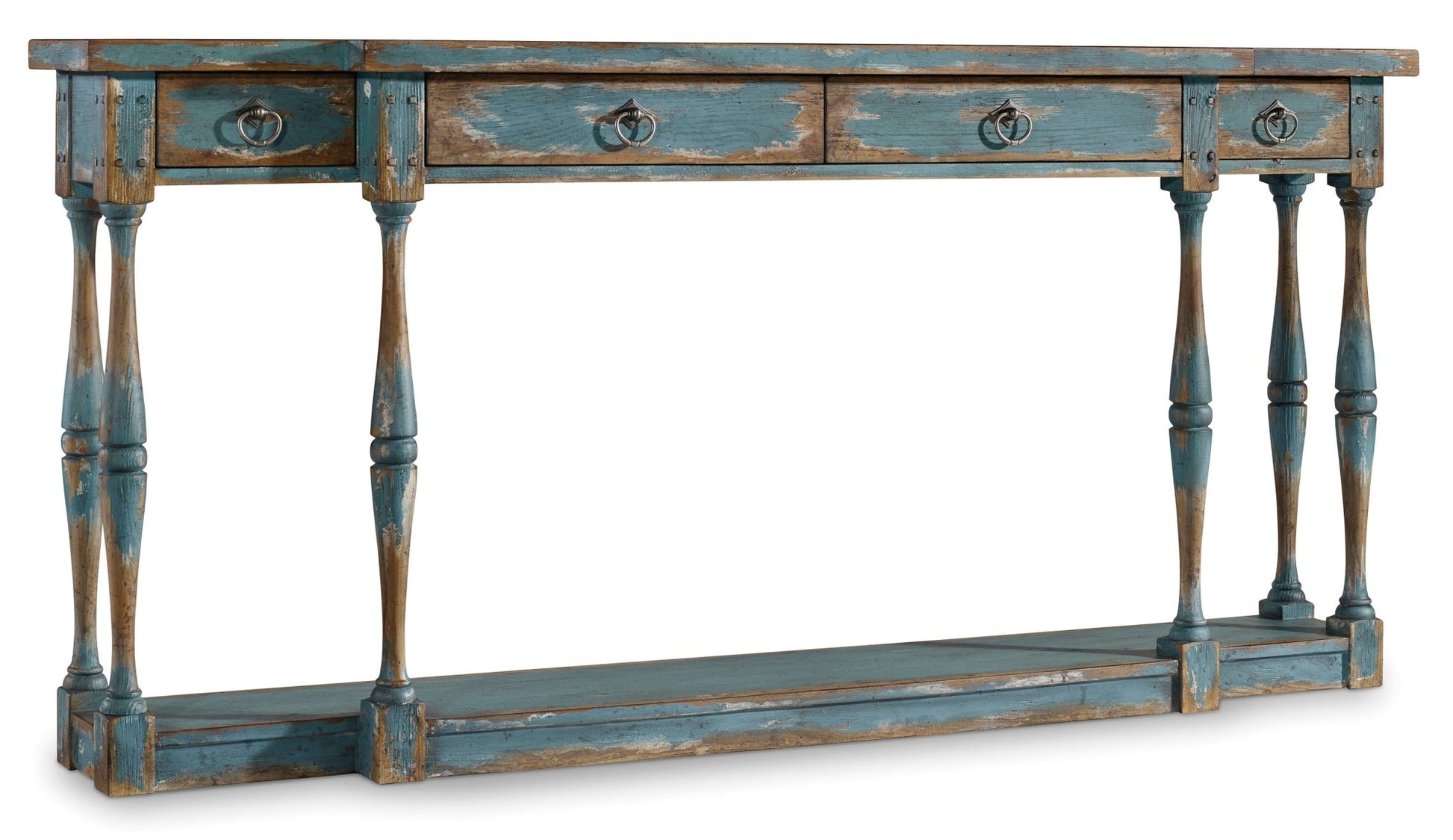HookerSanctuary Four - Drawer Thin Console