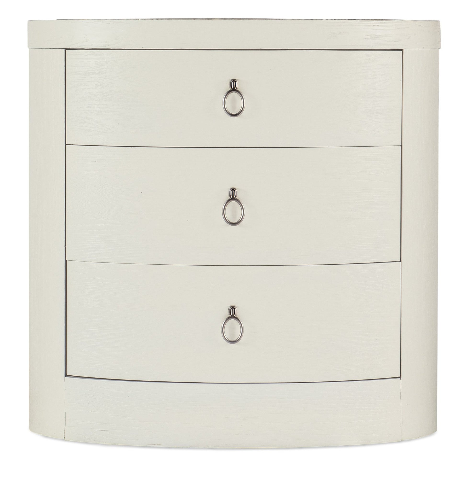 HookerSerenity Wavecrest Oval Nightstand