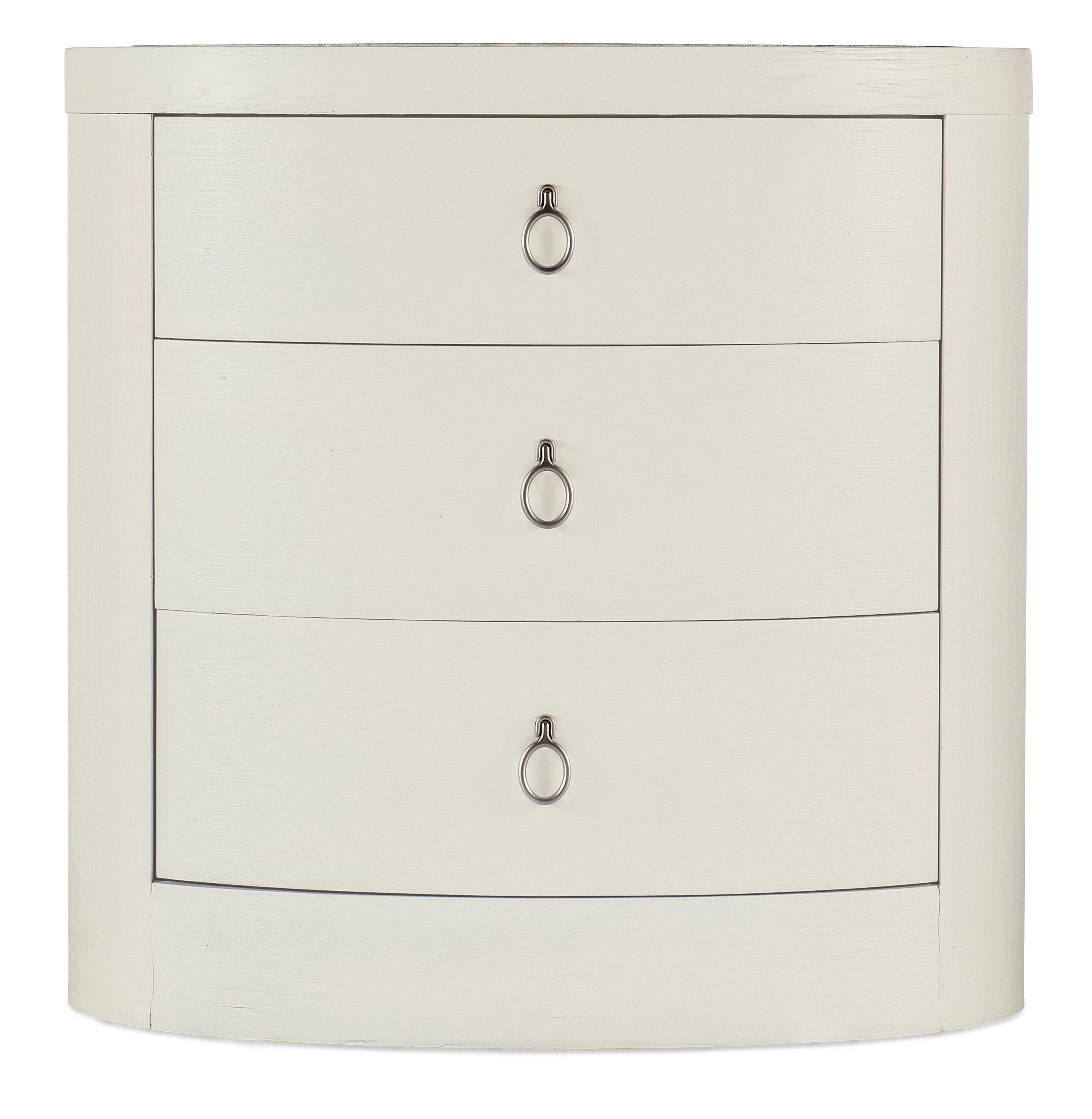 Serenity Wavecrest 椭圆形床头柜