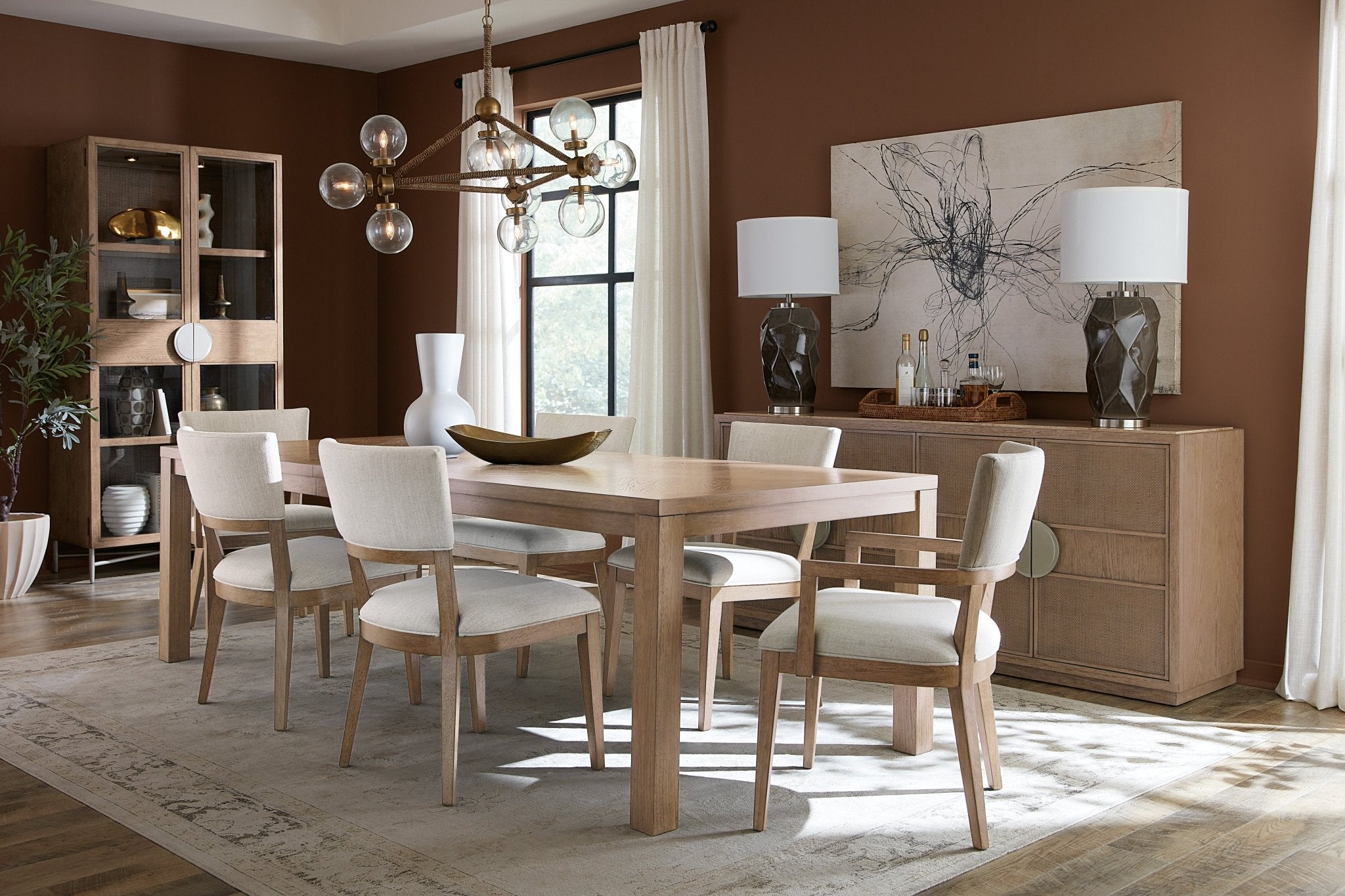HookerSonnet Rectangle Dining Table with One 18 - inch Leaf