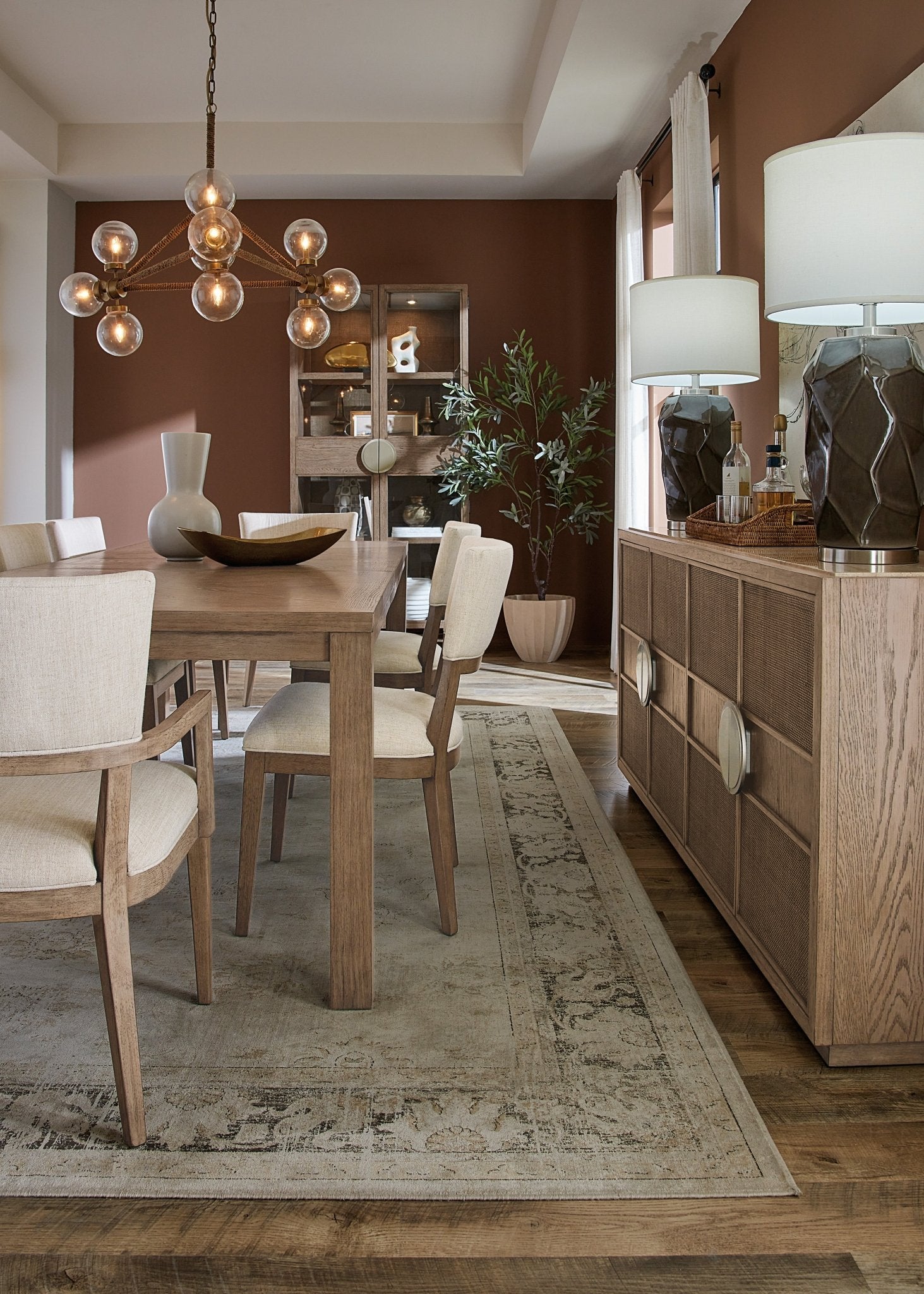 HookerSonnet Rectangle Dining Table with One 18 - inch Leaf
