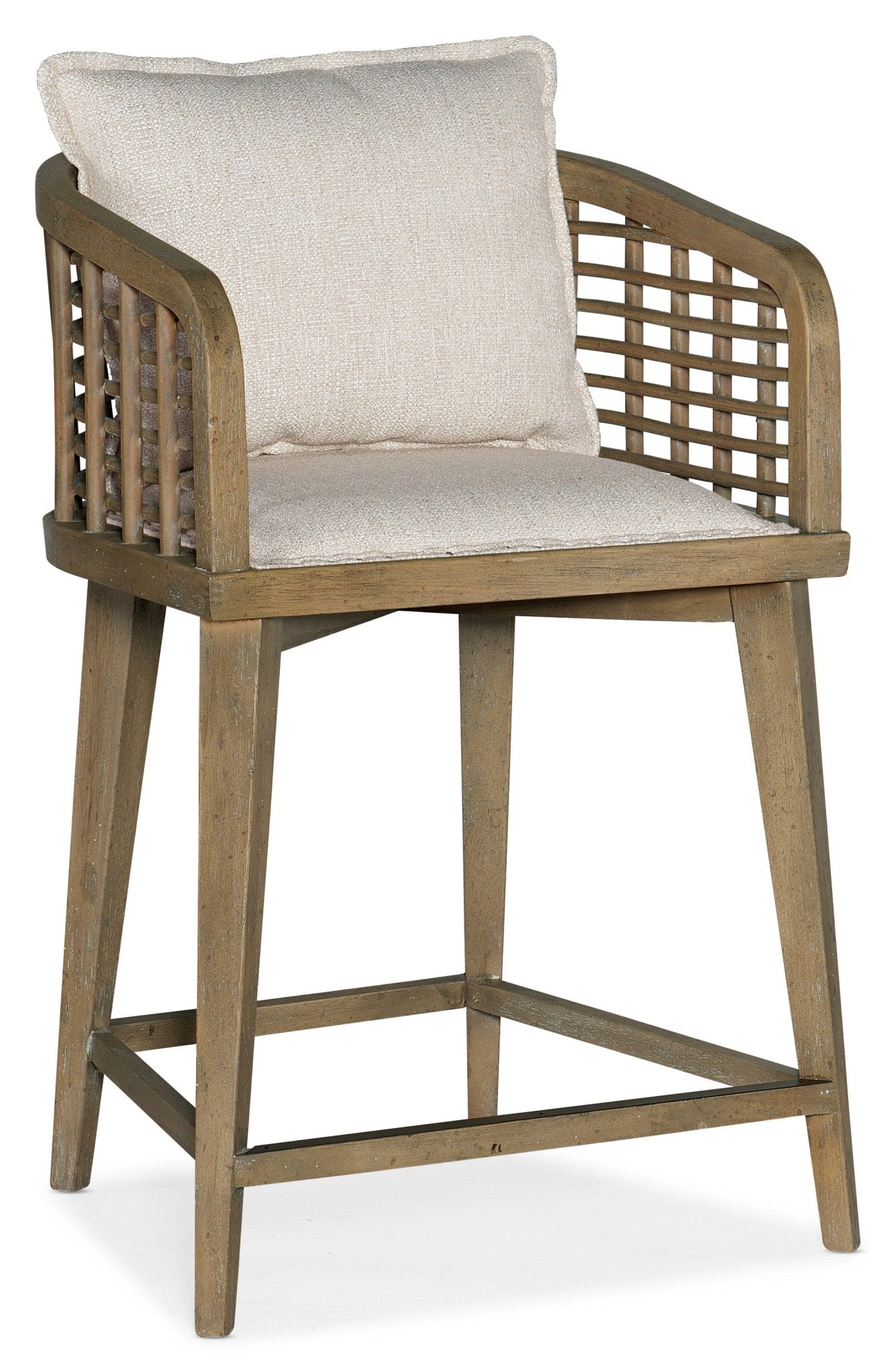 HookerSundance Barrel Back Swivel Counter Stool