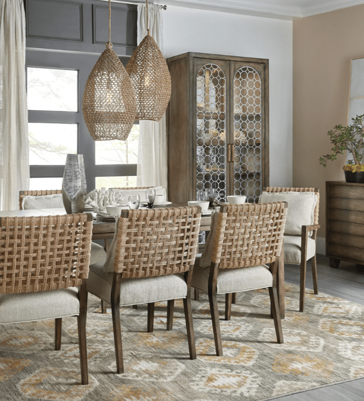HookerSundance Rectangle Dining Table with 1-18in Leaf