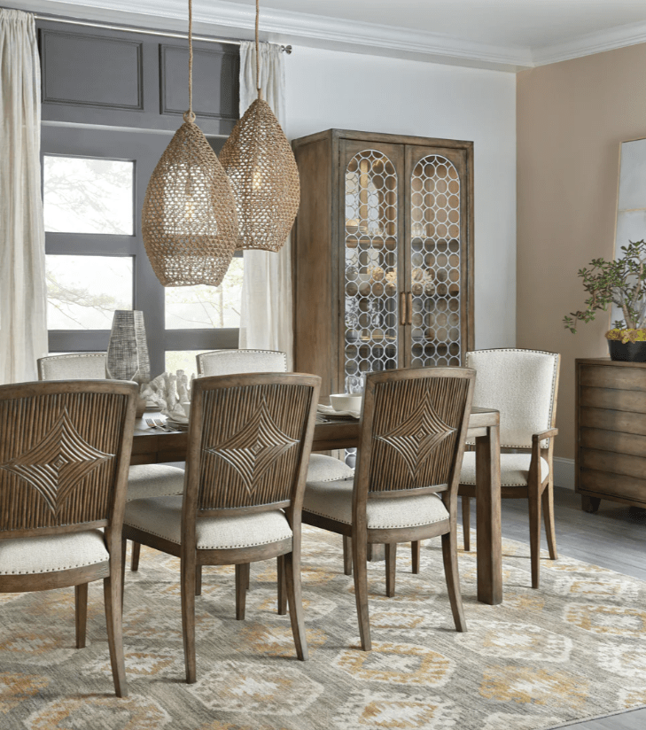 HookerSundance Rectangle Dining Table with 1-18in Leaf