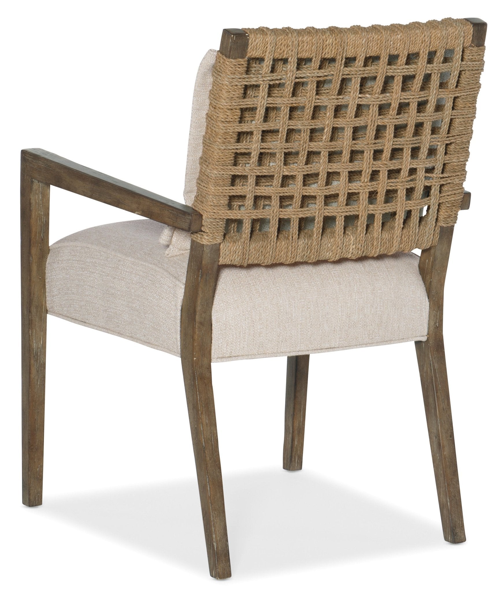 HookerSundance Woven Back Arm Chair