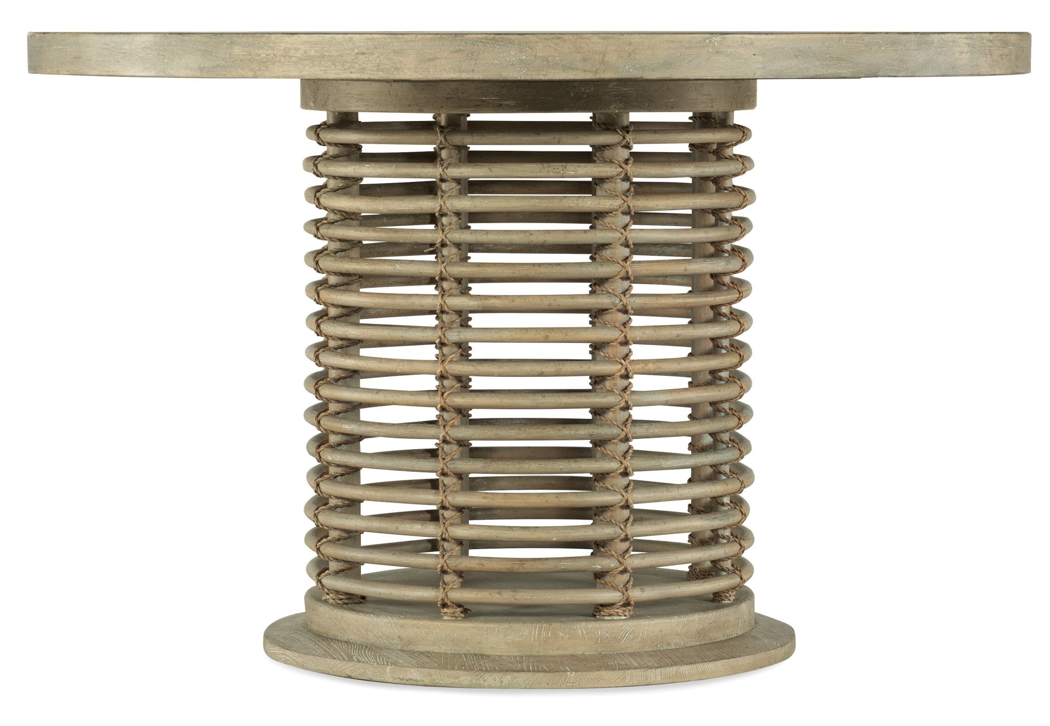 HookerSurfrider 48in Rattan Round Dining Table