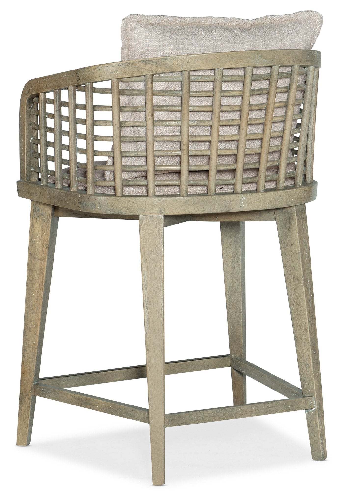HookerSurfrider Barrel Back Swivel Counter Stool