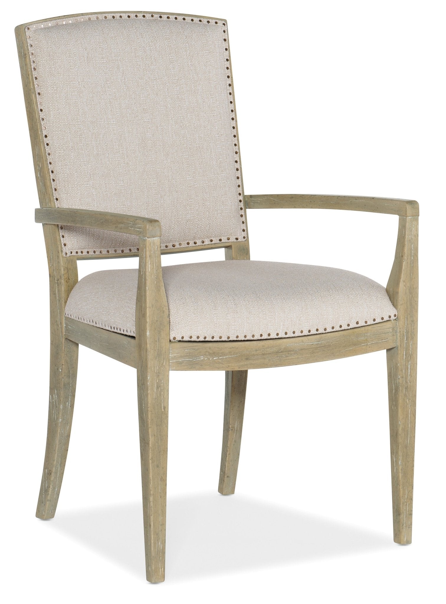 HookerSurfrider Carved Back Arm Chair