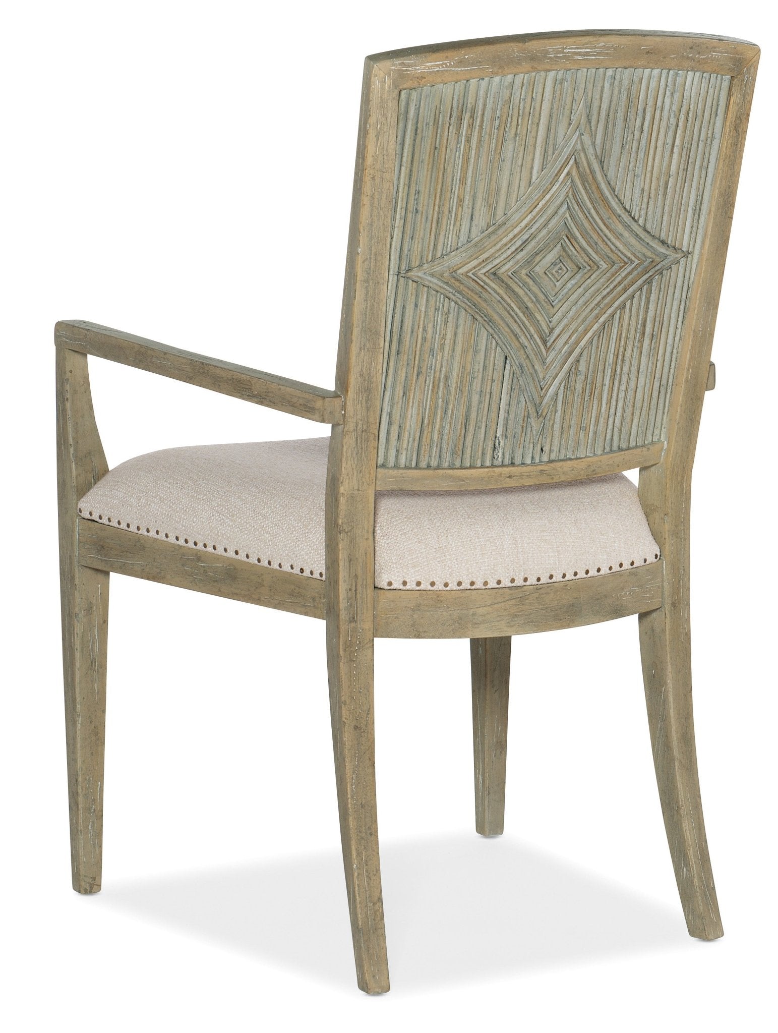 HookerSurfrider Carved Back Arm Chair