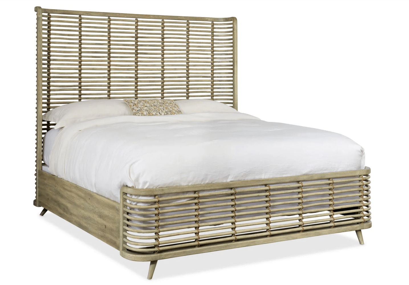 HookerSurfrider King Rattan Bed