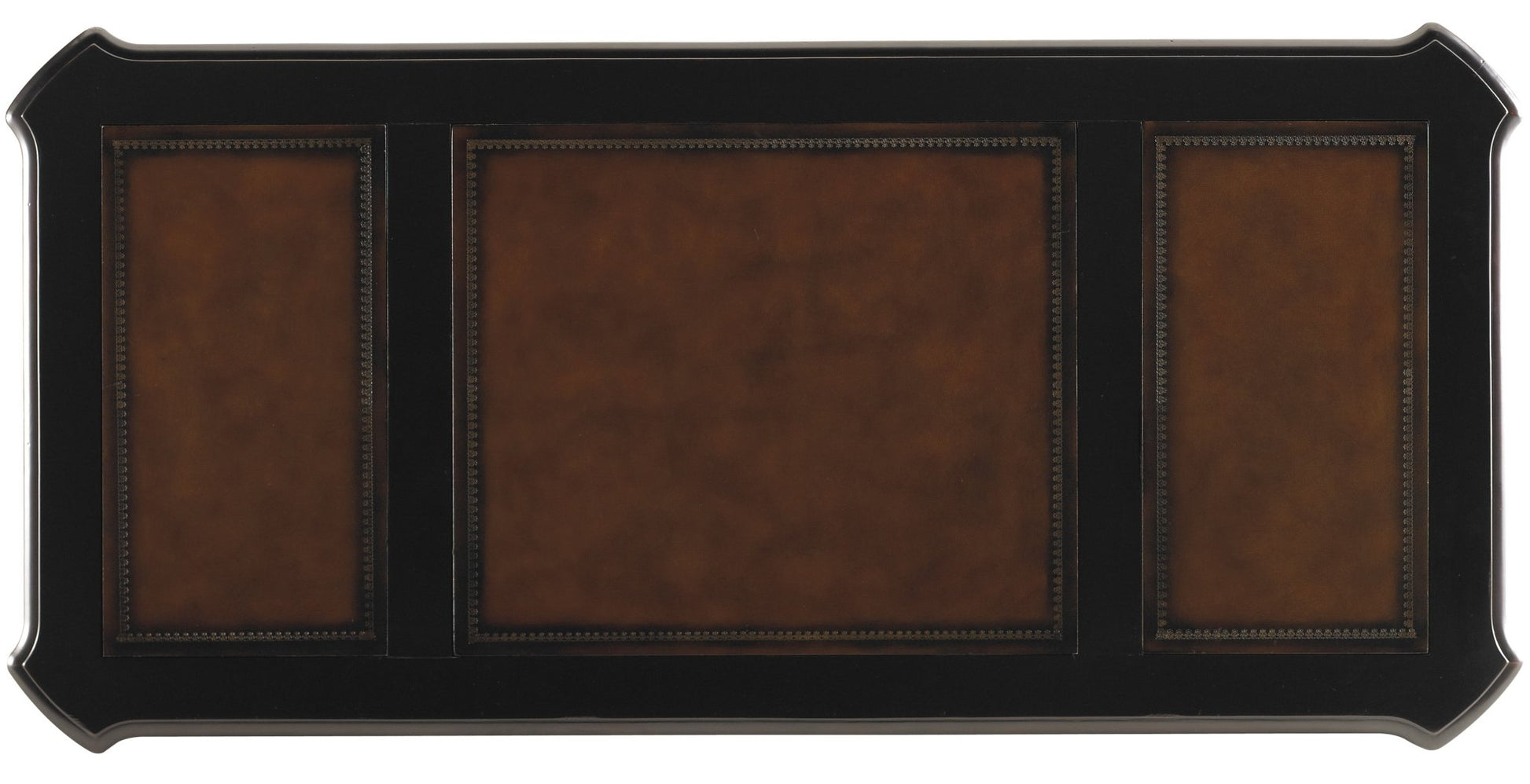 HookerTelluride 76'' Executive Desk withLeather Panels