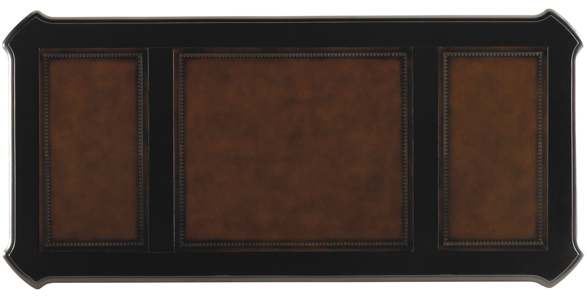 HookerTelluride 76'' Executive Desk withLeather Panels