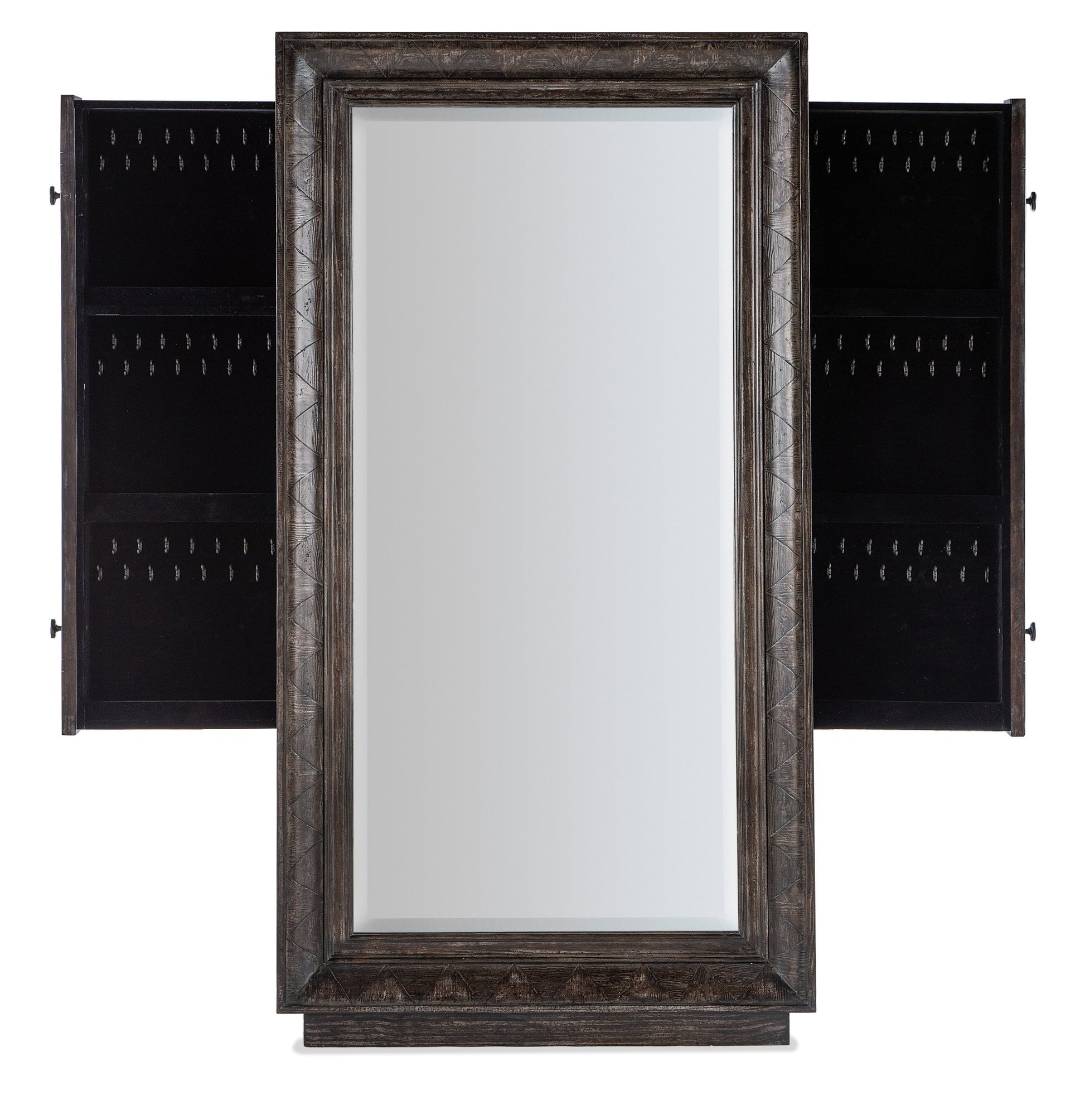 HookerTraditions Floor Mirror withhidden jewelry storage