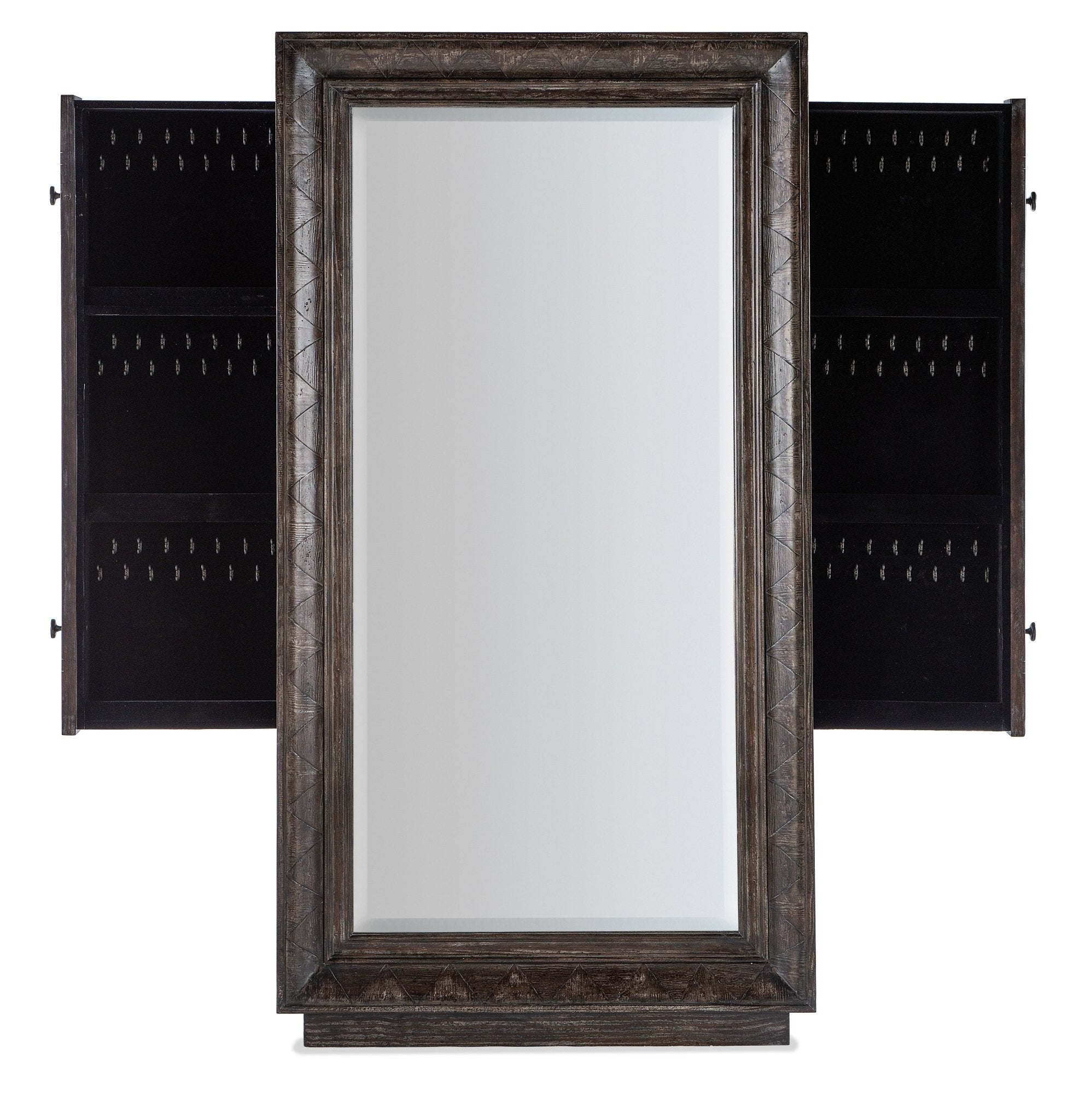 HookerTraditions Floor Mirror withhidden jewelry storage