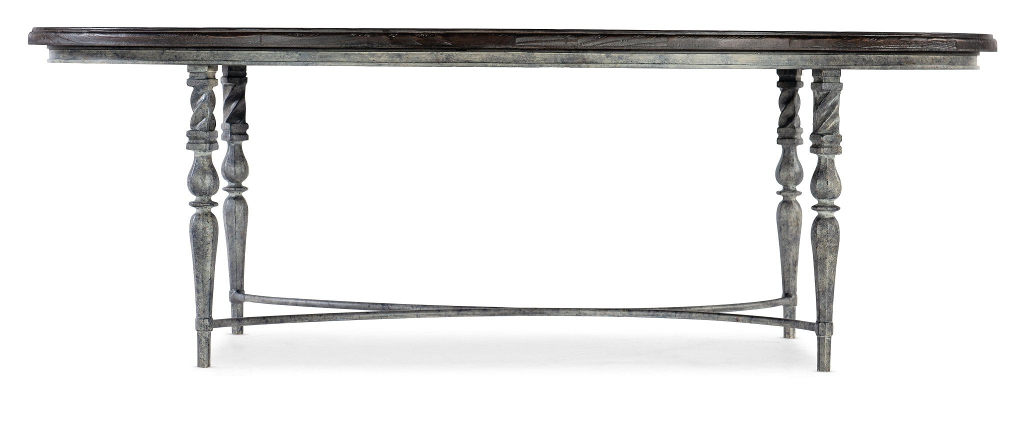 HookerTraditions Oval Cocktail Table