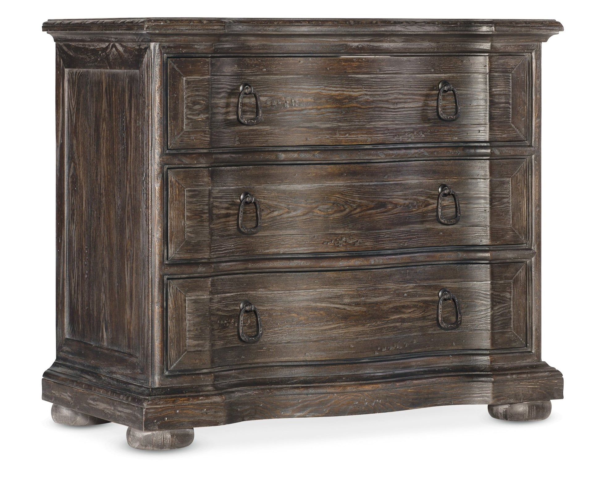 HookerTraditions Three - Drawer Nightstand