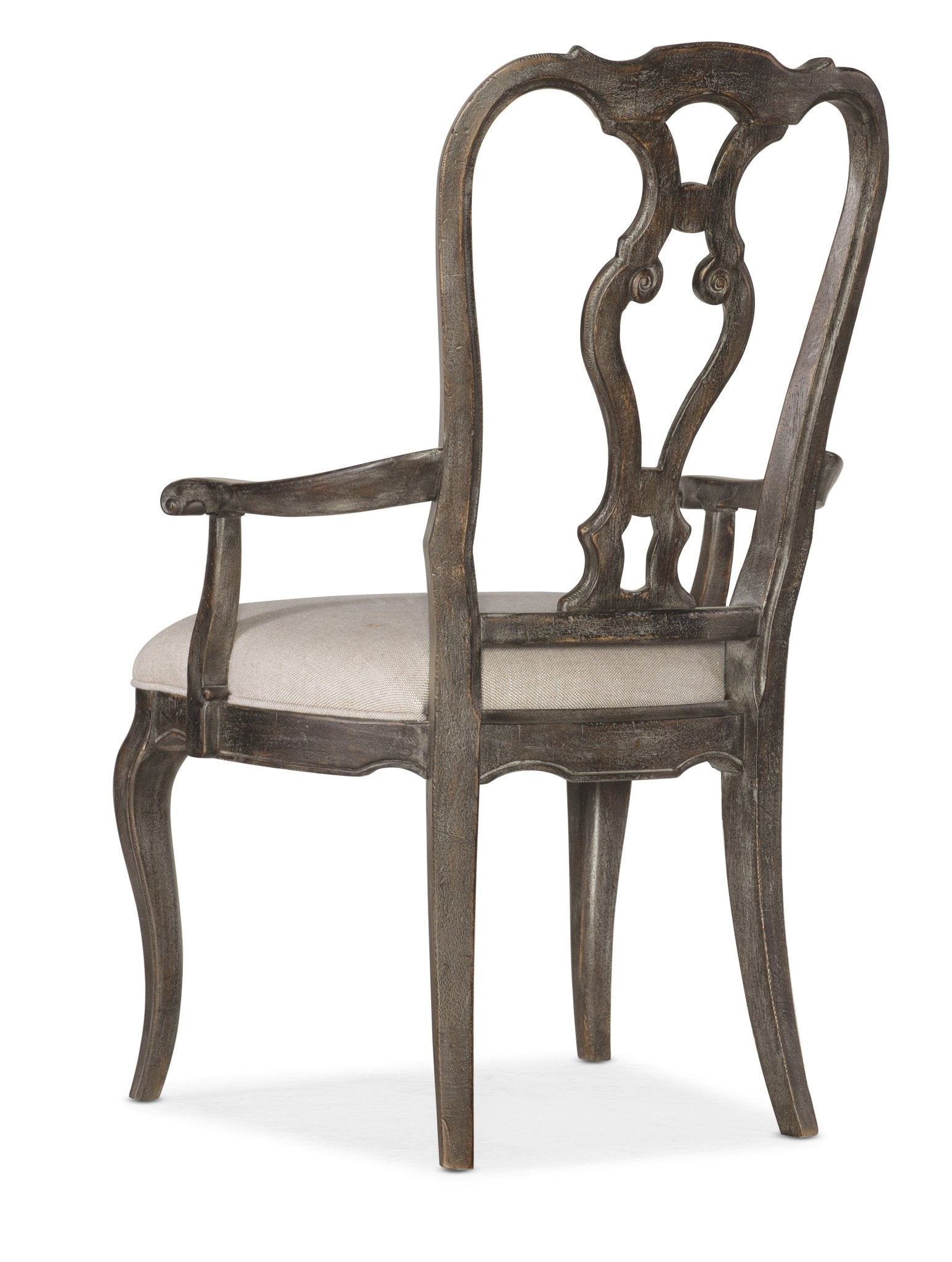 HookerTraditions Wood Back Arm Chair