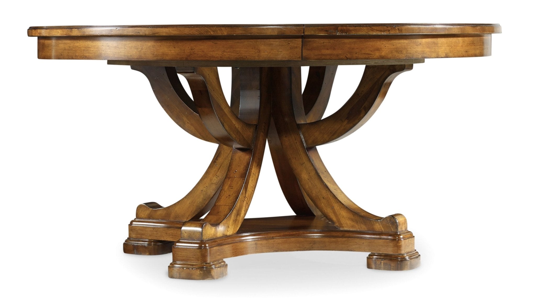 HookerTynecastle Round Pedestal Dining Table with One 18'' Leaf