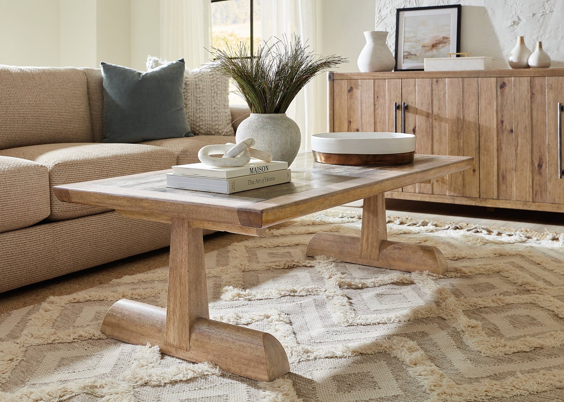 HookerVineyard Row Rectangle Cocktail Table