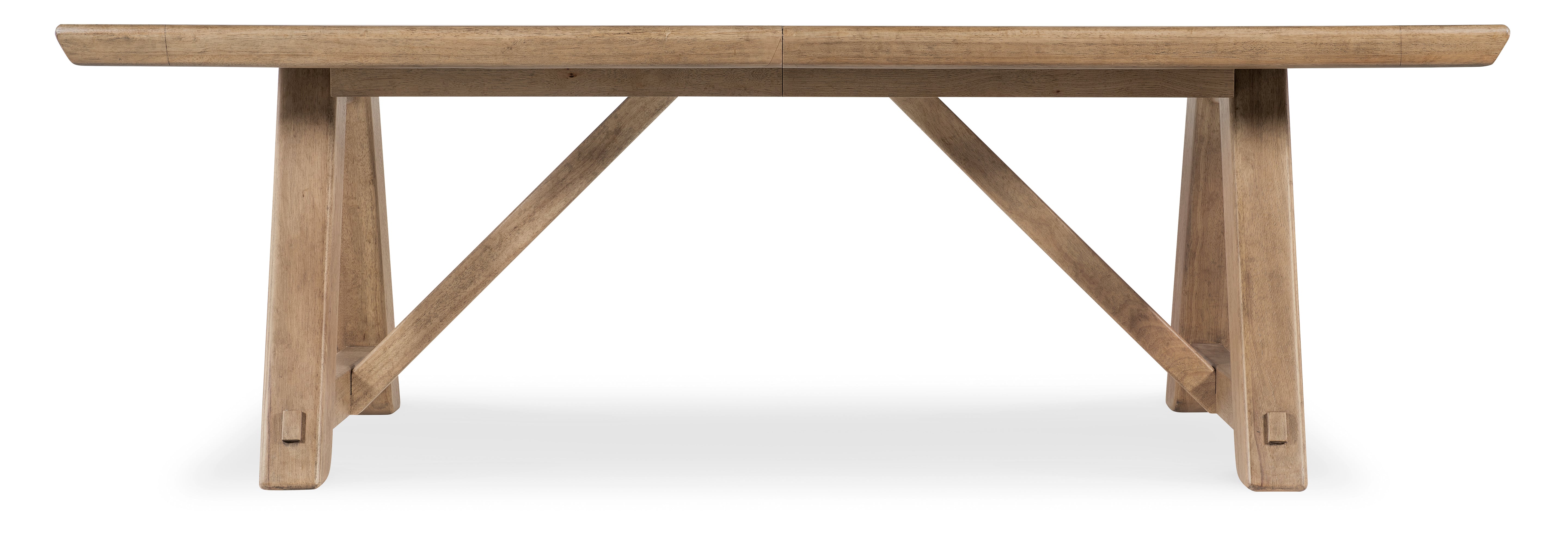 Vineyard Row Rectangle Dining Table with Two 20-inch Leaves