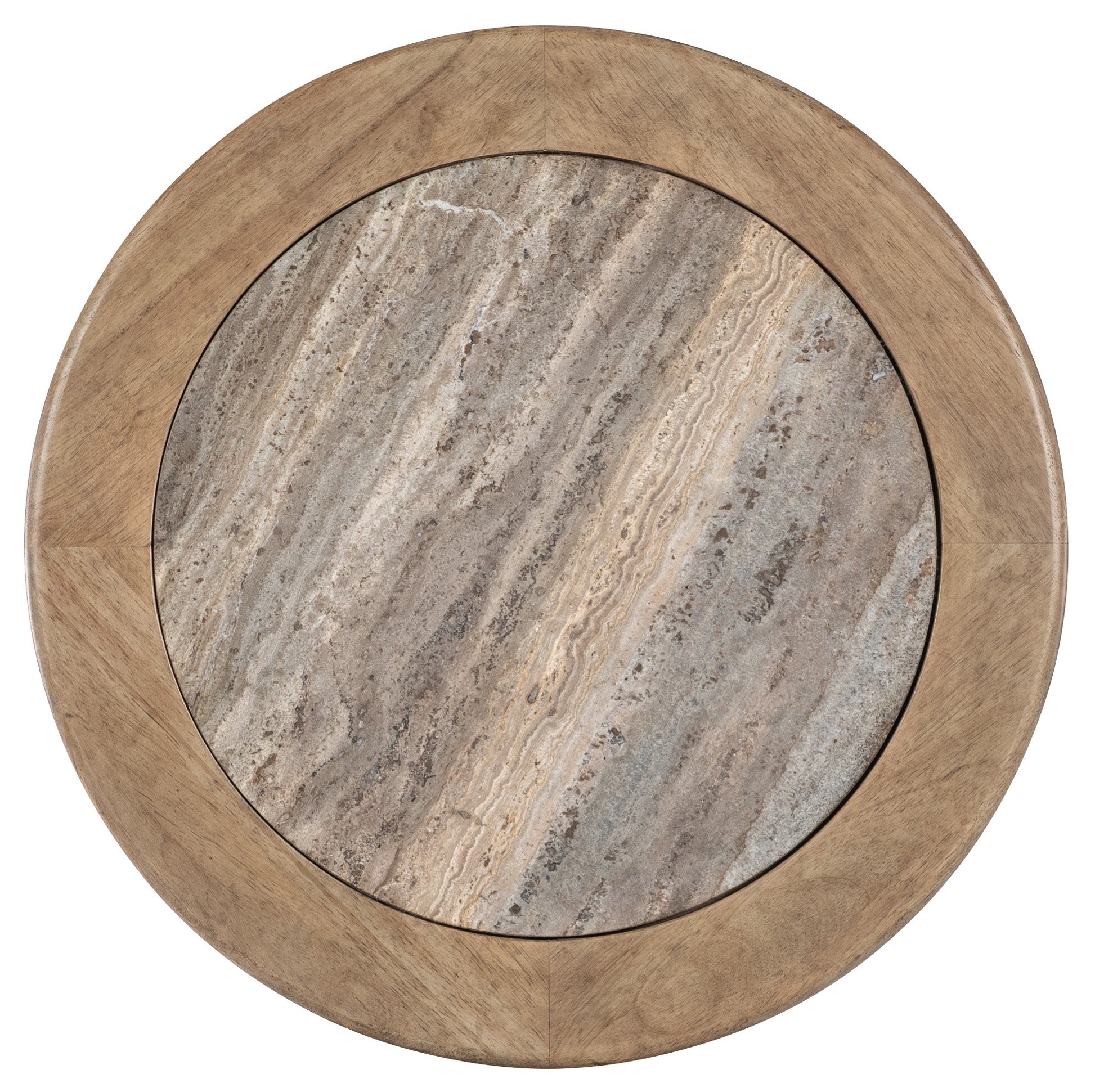 HookerVineyard Row Round Pedestal End Table