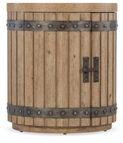 HookerVineyard Row Wine Barrel End Table