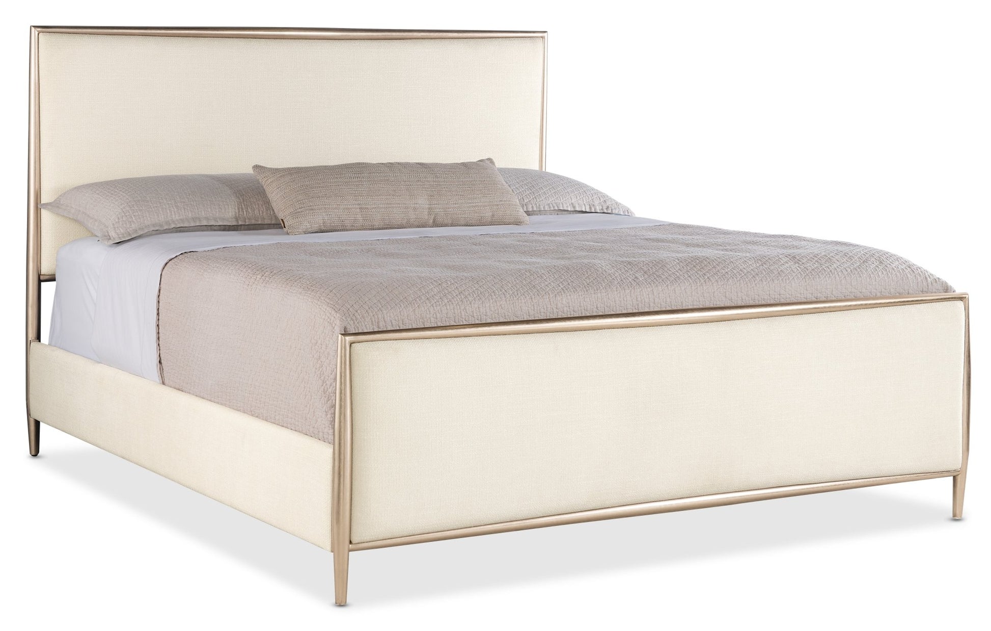 HookerWestwood California King Upholstered Metal Bed