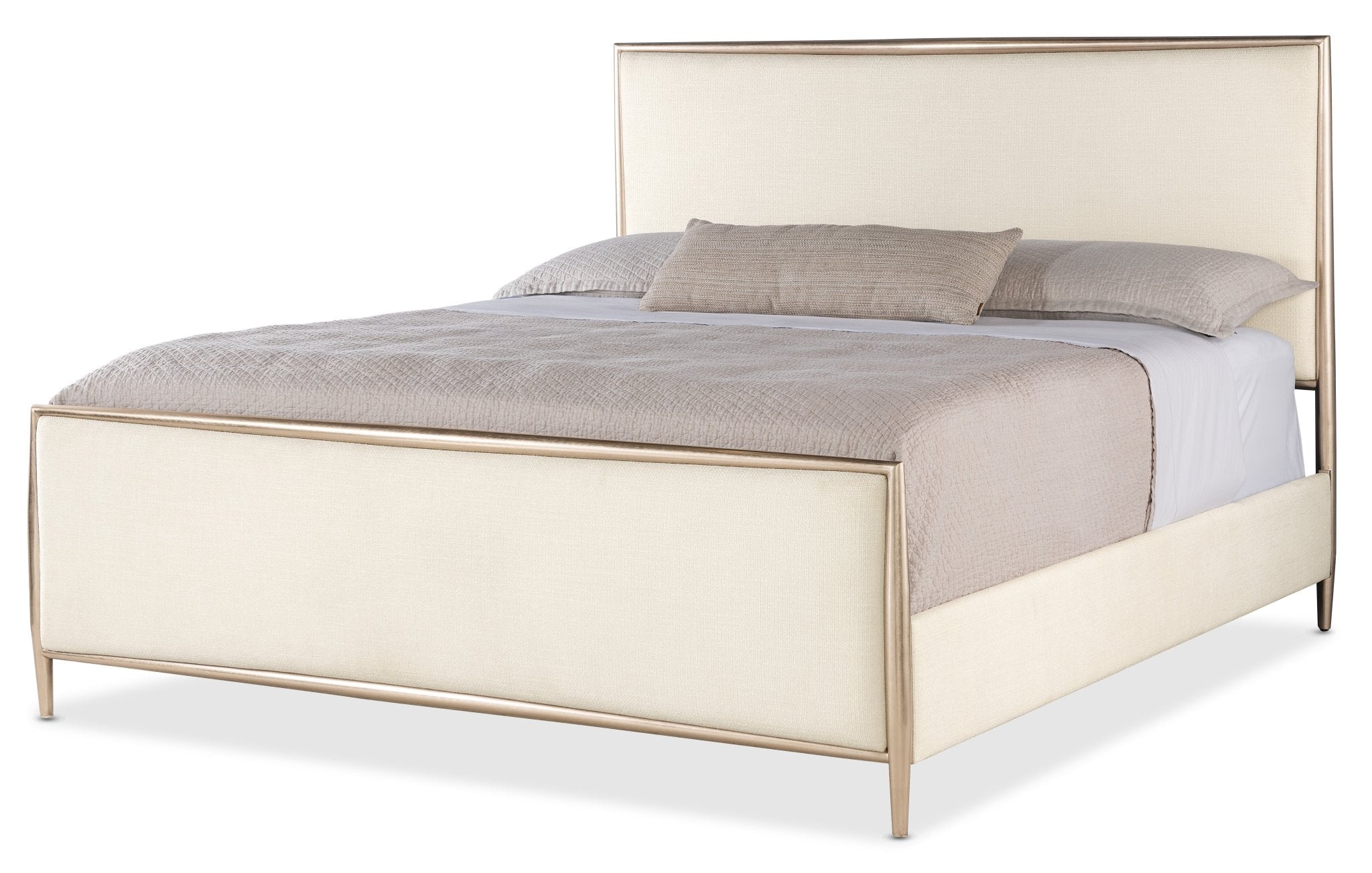 HookerWestwood Queen Upholstered Metal Bed