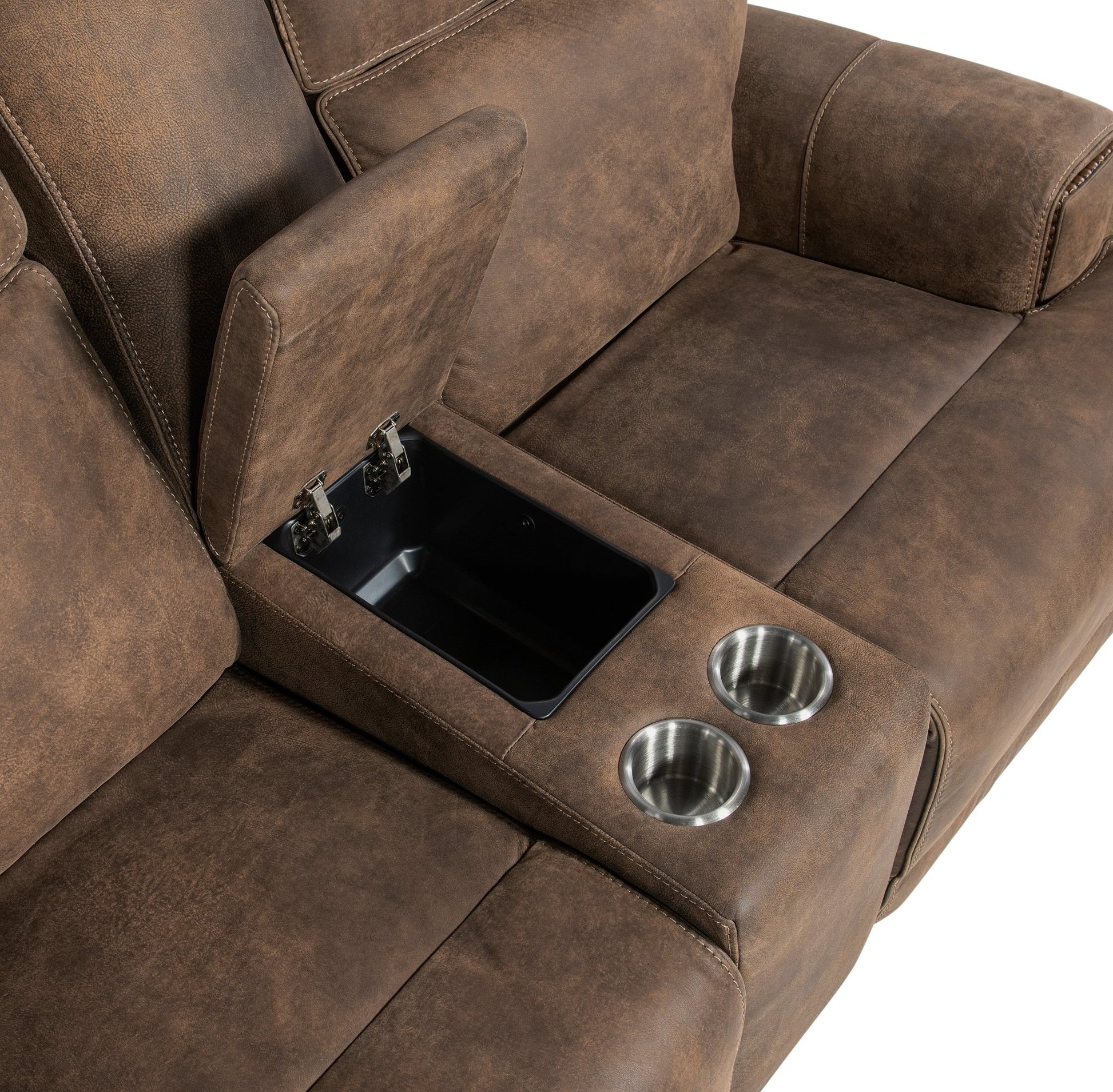 HookerWheeler Console Loveseat with Power Recline & Power Headrest