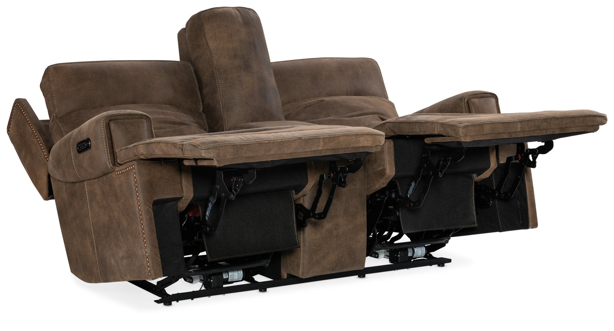 HookerWheeler Console Loveseat with Power Recline & Power Headrest