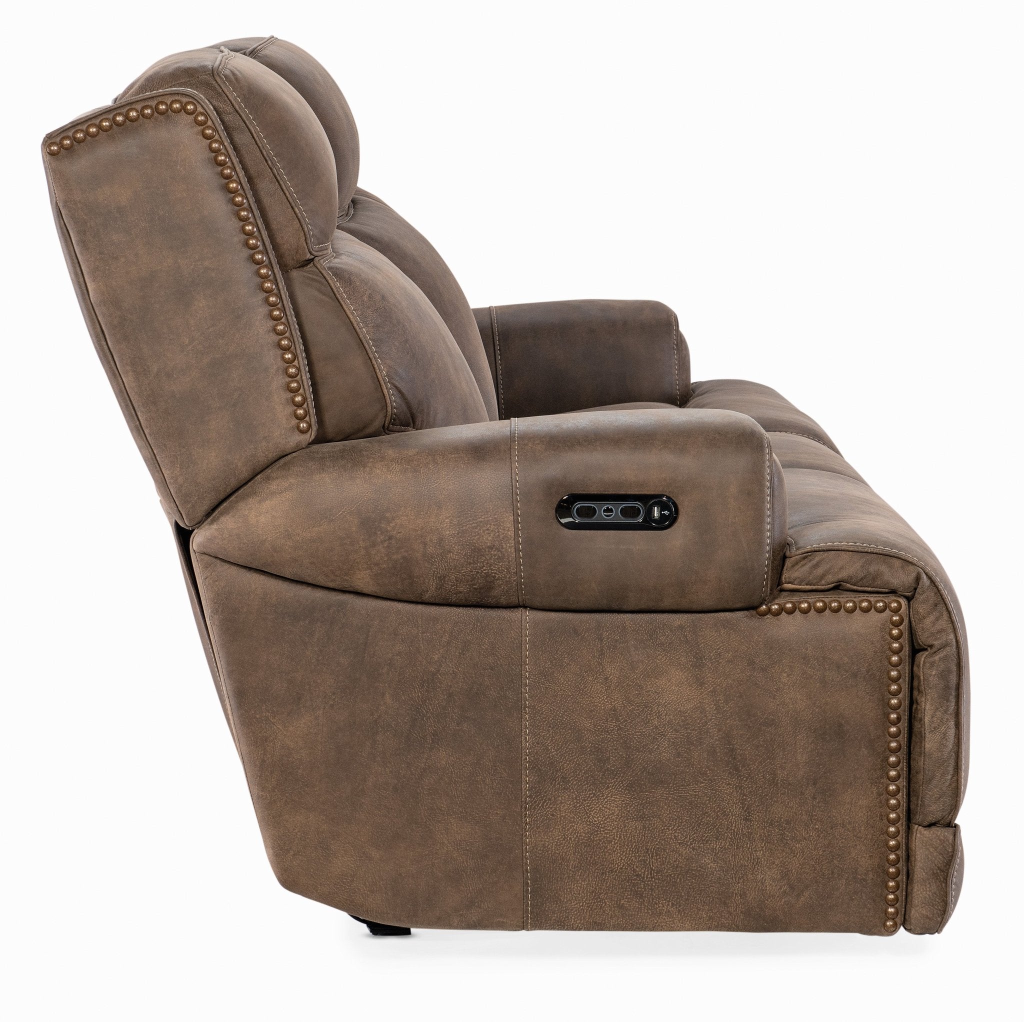 HookerWheeler Sofa with Power Recline & Power Headrest