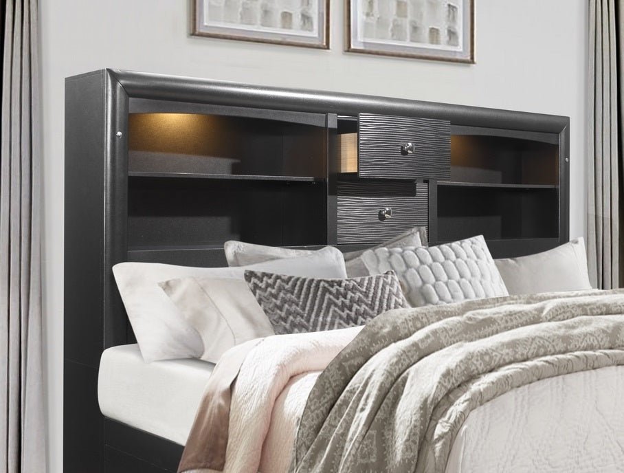 IFDCAva - Jordyn (Grey) Bed Set