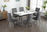 IFDCCeramic Marble 7pc Dining Set T - 1274 C - 1250