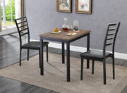IFDCDistressed Wooden 3pc Dining Set T - 1025 C - 1023