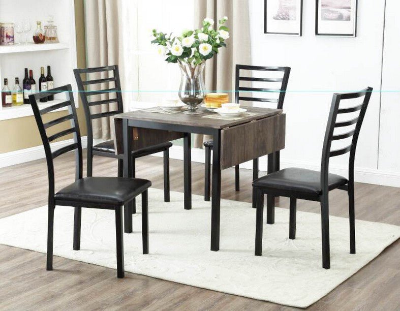 IFDCDistressed Wooden 5Pc Dining Set IF - 1023