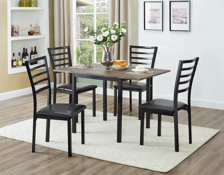 IFDCDistressed Wooden 5Pc Dining Set IF - 1023