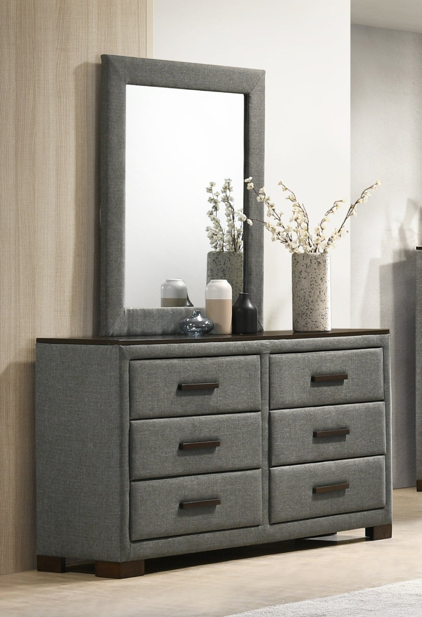 IFDCDylan Fabric Bed Set