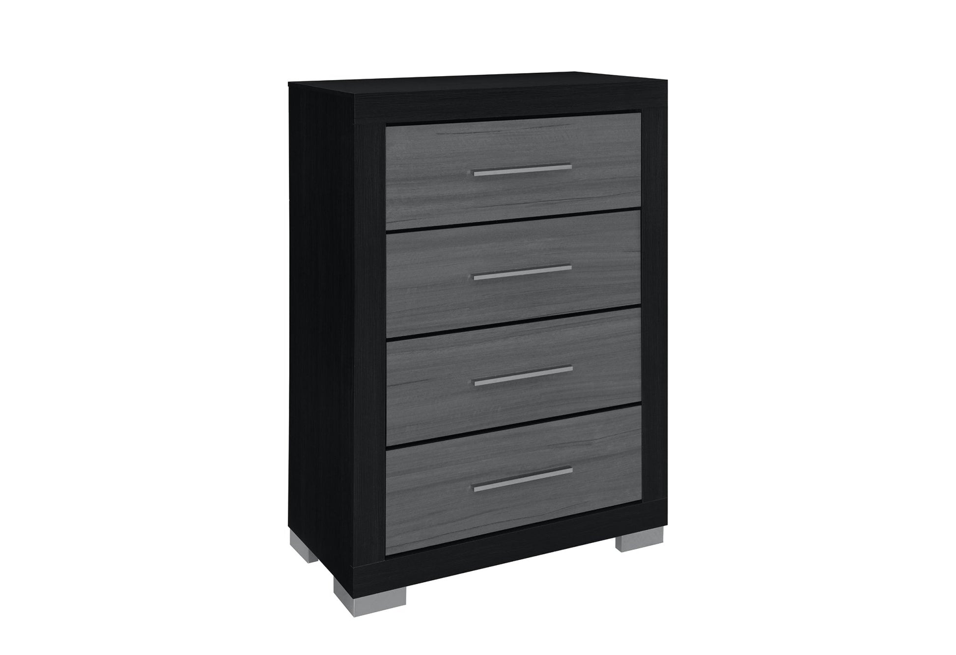 IFDCEmma (Black-Grey) Bed Set