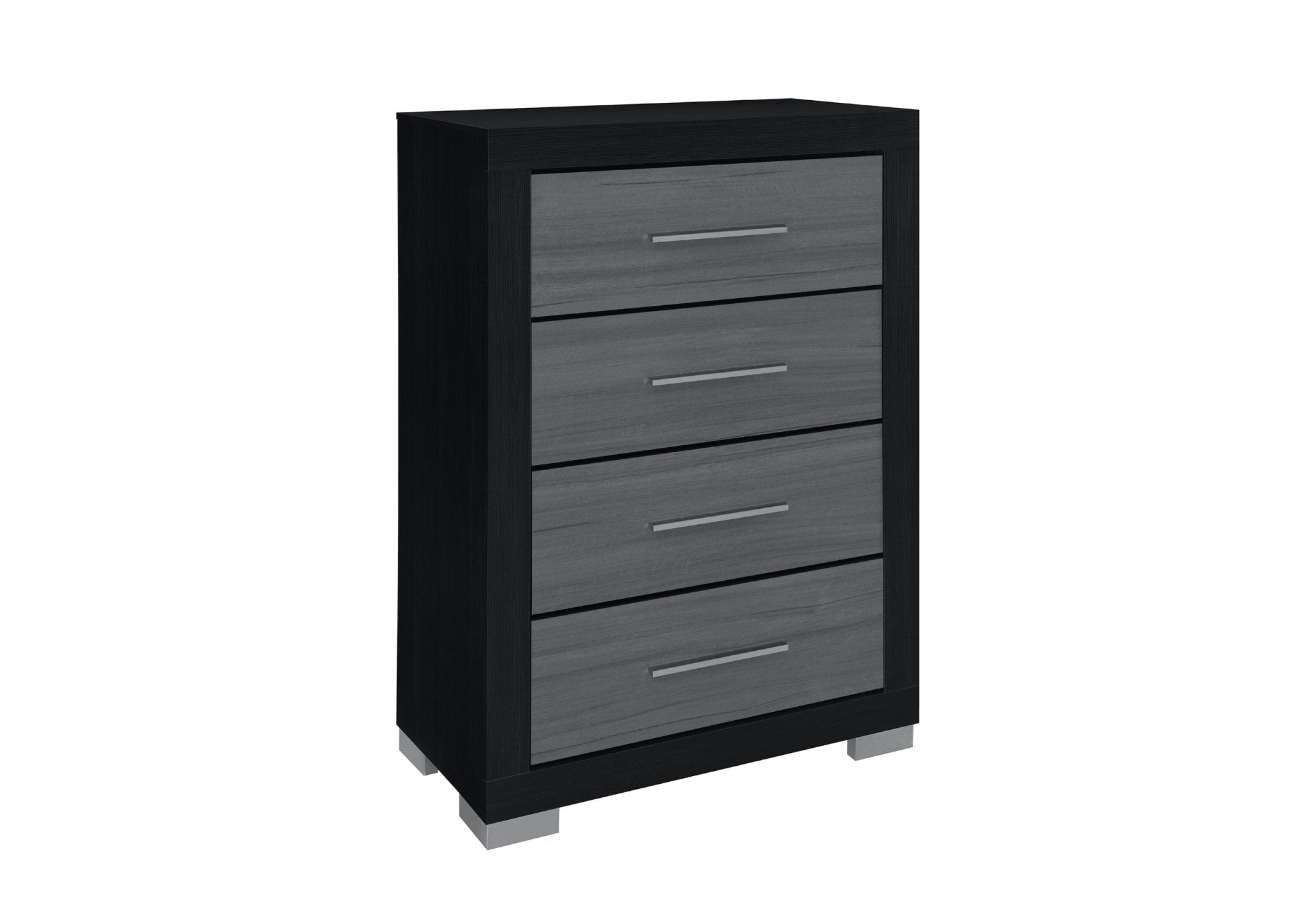IFDCEmma (Black-Grey) Bed Set